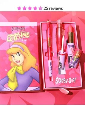 GlamLite x Scooby-Doo Daphne Lip Kit - Pink Multi (SOLD OUT ON WEBSITE)